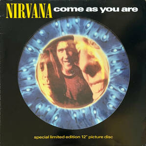 NIRVANAniruva-na/ Come As You Are / 12inch Picture vinyl / valuable 92 year Germany limitation Geffen lable 