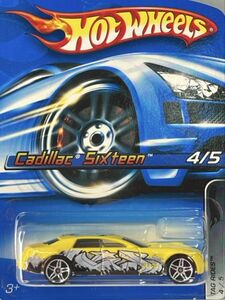 新品未開封 保管品 Mattel Hot Wheels ホットウィール ミニカー 旧ロゴ Cadillac Sixteen 4/5 TAGRIDES キャデラック シックスティーン/327