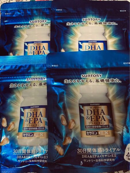 サントリー DHA EPA セサミンEX4袋セット