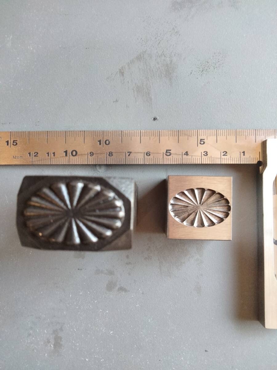 彫金工具 地紋刻印2本セット 彫金工具 地紋刻印2本セット