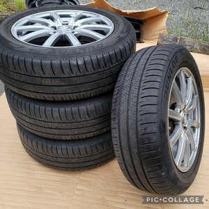 BIG WAY(ビッグウェイ) EXPLODE DM-10 17in 7J +38 PCD114.3 ダンロップ エナセーブ RV505　4本セット 215/60R17 エスティマ オデッセイ 