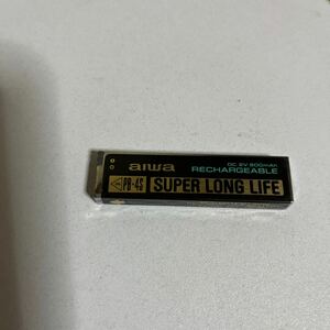 aiwa/アイワ　カセットプレーヤー用バッテリー　ガム電池　PB-4S 未チェックのジャンク扱い　日本製　DC 2V 600mAh