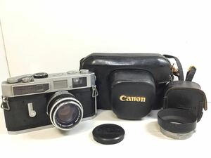 [K-2024②]Canon 7 MODEL キャノン ７★カメラ レンジファインダー フィルム☆レンズ 50mm 1:1.8 シャッターOK 売り切り♪