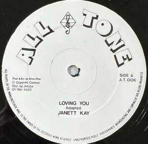 ■1978年 オリジナル UK盤 Janet Kay - Loving You 12”EP A.T.006 All Tone