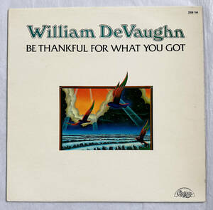 ■1974年 オリジナル France盤 William DeVaughn - Be Thankful For What You Got 12”LP 2336 104 Chelsea Records