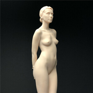 樹脂製　大型30センチ　西洋彫り　女神　ヌード　デッサン人形　ポージング　女性　少女　フィギュア　美人　裸婦　仏像　　重さ約229ｇ