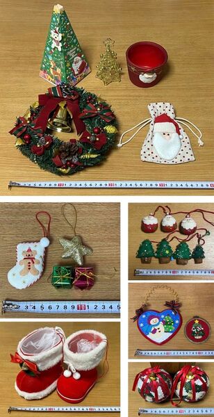 クリスマス雑貨 リース オーナメント 飾り物 置き物