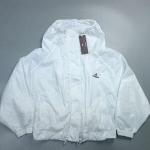  unused Adidas Stella McCartney thin high‐necked jersey blouson white lady's OT