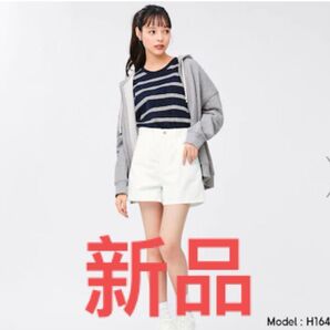 GU ショートパンツ レディース ホワイト Mサイズ