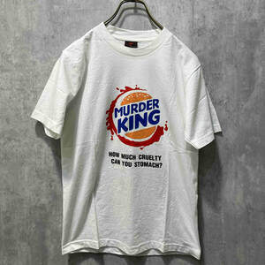 古着 JW MURDER KING パロディTシャツ ホワイト サイズ:M 店舗受取可