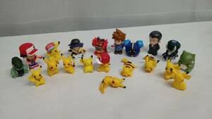  Junk [1 jpy start ] Pokemon figure finger doll set sale 20 body satosi Pikachu .... Dante other store receipt possible 