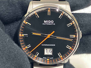 Mido／コマンダービッグデイト M021.626.33.051.00／ブラック／ミドー／自動巻き腕時計／SSブレス 店舗受取可