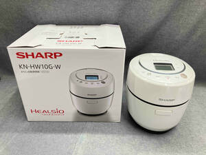SHARP HEALSIO ホットクック KN-HW10G 水なし自動調理鍋(▲ゆ05-06-02)