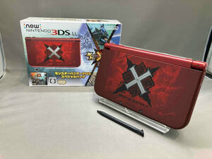 【ソフト欠品】NEW ニンテンドー3DS LL 本体 モンスターハンタークロス 4大メインモンスター仕様(ゆ07-03-52)