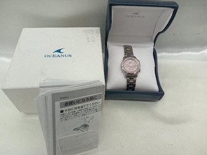 [CASIO] Casio OCEANUS Oceanus OCW-30DJ-4AJF radio wave solar 5BAR sapphire glass lady's wristwatch used 