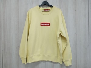 Supreme シュプリーム 22AW Box Logo Crewneck ボックスロゴ クルーネック スウェットトレーナーLサイズ イエロー