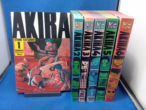  all 6 volume set the whole the first version AKIRA( Deluxe version ) large ...