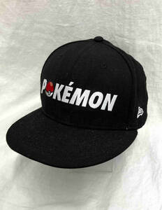 NEW ERA POKEMON 9 FIFTY LOGO CAP ニューエラ ポケモン ロゴ 刺繍 コラボ キャップ 帽子 黒 ブラック