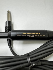 marantz マランツ グラフィックイコライザー用マイク EM551 spectrum analyzer microphone