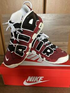 美品人気 NIKE AIR MOREUPTEMPO 28cm ブルズ モアテン ナイキ エアモアアップテンポ モアテン 921948-600 ダンク ジョーダン airmax 95 90