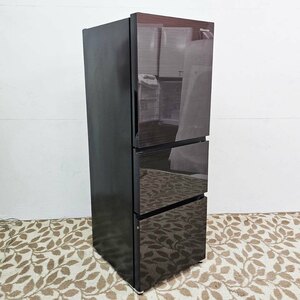 [ Kanto one jpy free shipping ] refined taste 3 door refrigerator HR-G2801-BR/282L/ right opening / glass door /2020 year made /C4335