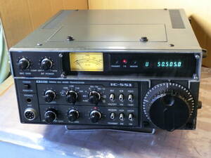 ICOM 50MHz ALL MODE TRANSCEIVER IC-551 present condition . confidence possibility ./ junk treatment!!