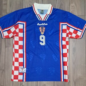 98年　クロアチア代表　（A）半袖ユニフォーム　フランスワールドカップ　美品