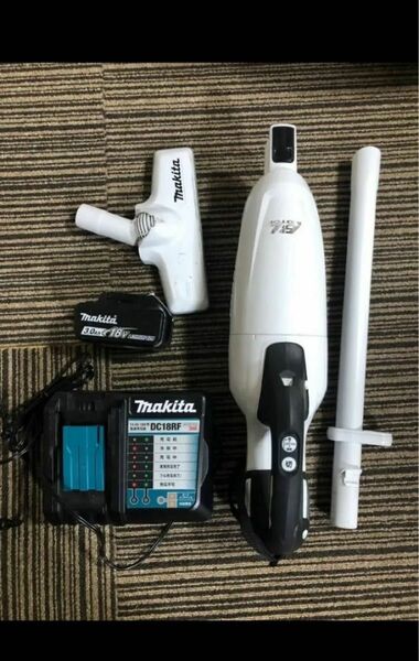 マキタ充電式クリーナー　充電器　バッテリー　掃除　ハンディ makita 充電式クリーナ makita