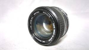 動作良好★ ミノルタ MINOLTA MC ROKKOR-PG 50mm F1.4 現状品