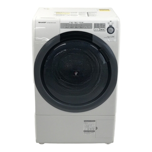 【動作保証】SHARP ES-S7C-WL ドラム式 電気 洗濯 乾燥機 7kg シャープ 左開き 2018年製 洗濯機 家電 中古 楽 F8859935