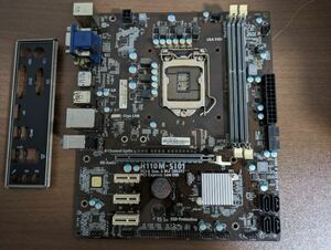 ECS H110M-SL01 LGA1151 MicroATX マザーボード