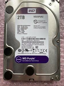 Western Digital SATA HDD 2TB purple WD20PURZ