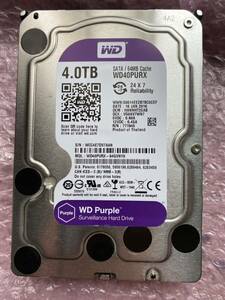 Western Digital SATA HDD 4TB purple WD40PURX