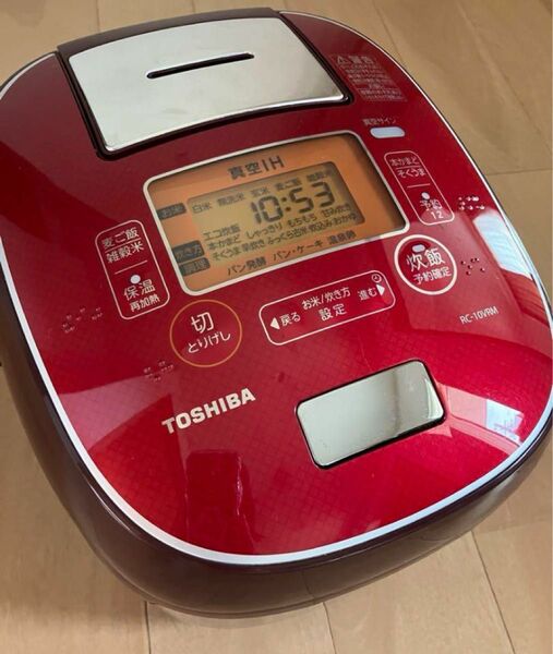 TOSHIBA 炊飯器　　東芝　RC-10VRM 銅釜 真空圧力IHジャー炊飯器