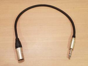 *.. электрический провод XLR мужской -TRS мужской изменение кабель 50cm SOFTEC MIC CORD 0.75sq NEUTRIK (L.R идентификация отделка возможно ) *