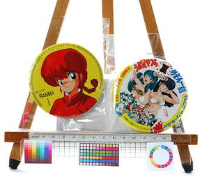 [Vintage][New][Delivery Free]1988 KAC Button Badges Urusei yatsura(うる星やつら)Ranma1/2(らんま)Maison Ikkoku(めぞん一刻)[tag5555]