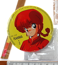 [Vintage][New][Delivery Free]1988 KAC Button Badges Urusei yatsura(うる星やつら)Ranma1/2(らんま)Maison Ikkoku(めぞん一刻)[tag5555]_画像2