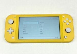 A335-K46-1291 任天堂 Nintendo ニンテンドー Switch HDH-001 黄色 イエロー ゲーム 通電確認/初期化OK