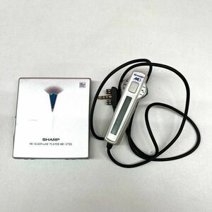 A037-O35-1475 SHARP sharp MD headphone player MD-ST55-S silver color silver color audio equipment 