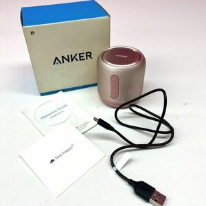 A081-O46-199 ANKER アンカー スピーカー ピンク A301 2AB7K-A3101 コード・外箱付き 通電確認OK