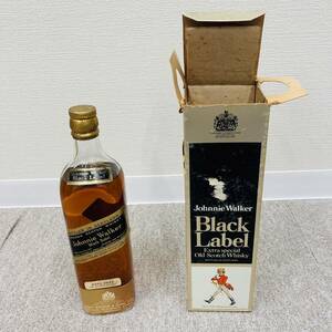 [UAK-823FK]1 jpy start ~ Johnny War car black label extra special 760ml remainder 9 break up frequency chronicle none cork plug box equipped 