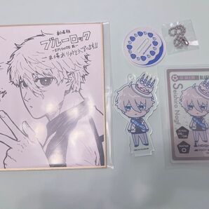 ブルーロック エピソード凪特典色紙 andGALLERY アクリルスタンド クリアトレーディングカード 凪誠士郎