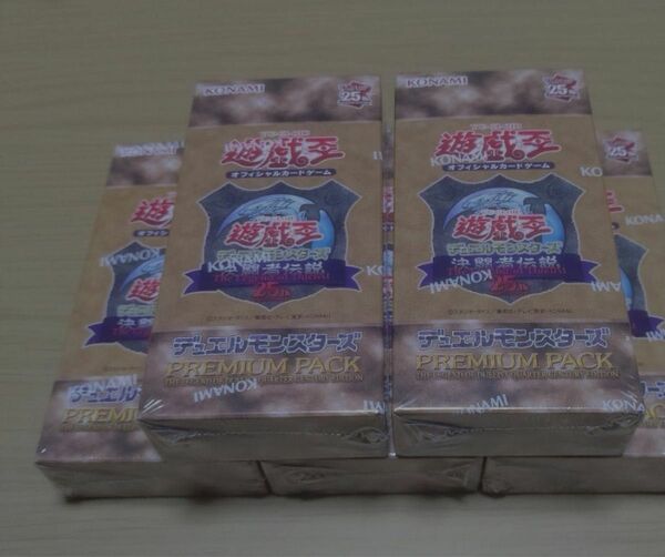 遊戯王 25th プレミアムパック 東京ドーム 決闘者伝説 5BOX