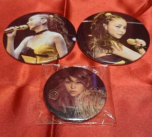 【送料無料】安室奈美恵 缶バッジ 2種 + 缶マグネット 1種 セット あむろなみえ【Namie Amuro】