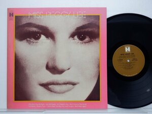Peggy Lee「Miss Peggy Lee」LP（12インチ）/Harmony(H 30024)/Jazz