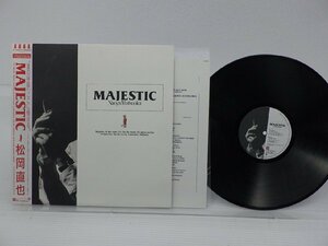 【帯付】松岡直也「Majestic」LP（12インチ）/Warner Bros. Records(M-12541)/ジャズ