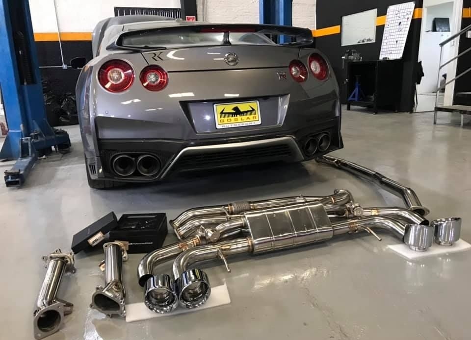 ●イノテック/iPE 日産R35 GTR用 ハイパフォーマンス可変バルブ付きマフ