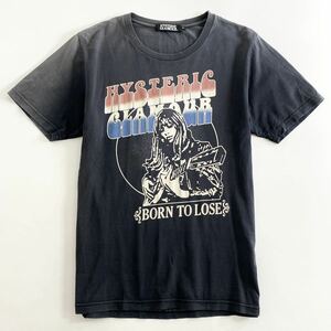 Ef6 HYSTERIC GLAMOUR ヒステリックグラマー Tシャツ 半袖 カットソー ロゴプリント クルーネック Sサイズ メンズ 紳士服