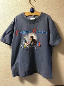 90s おさるのジョージ　Tシャツ　S 古着　Curious George USA製 ヴィンテージ 