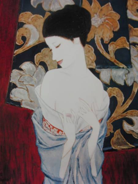Keiichi Takazawa, honte, Livre d'art rare, En bonne condition, Auteur populaire, Portraits, Portrait d'une belle femme, Tout neuf avec un cadre de haute qualité, livraison gratuite, Ouvrages d'art, Peinture, Portraits